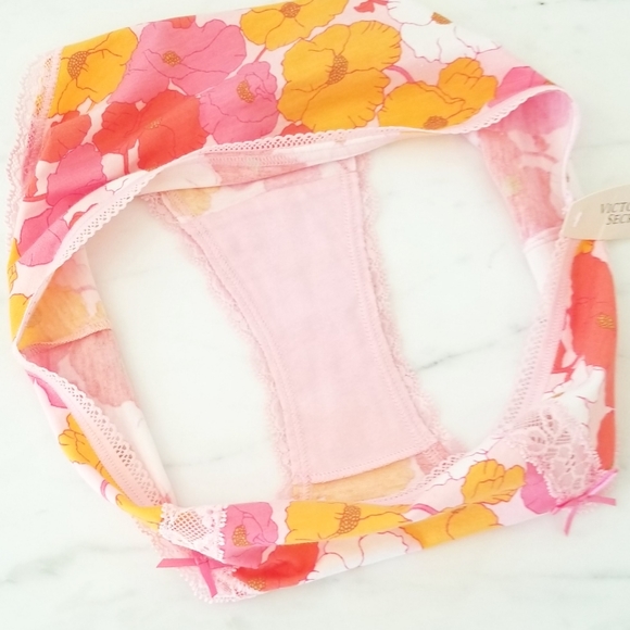 Victoria's Secret Vintage Floral HTF Soft Cotton Modal Hiphugger Panty HippieNWT - Picture 6 of 14
